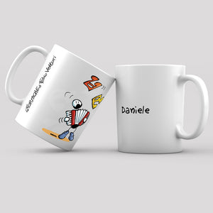 Tazza MUG Personalizzata "Fisarmonica"
