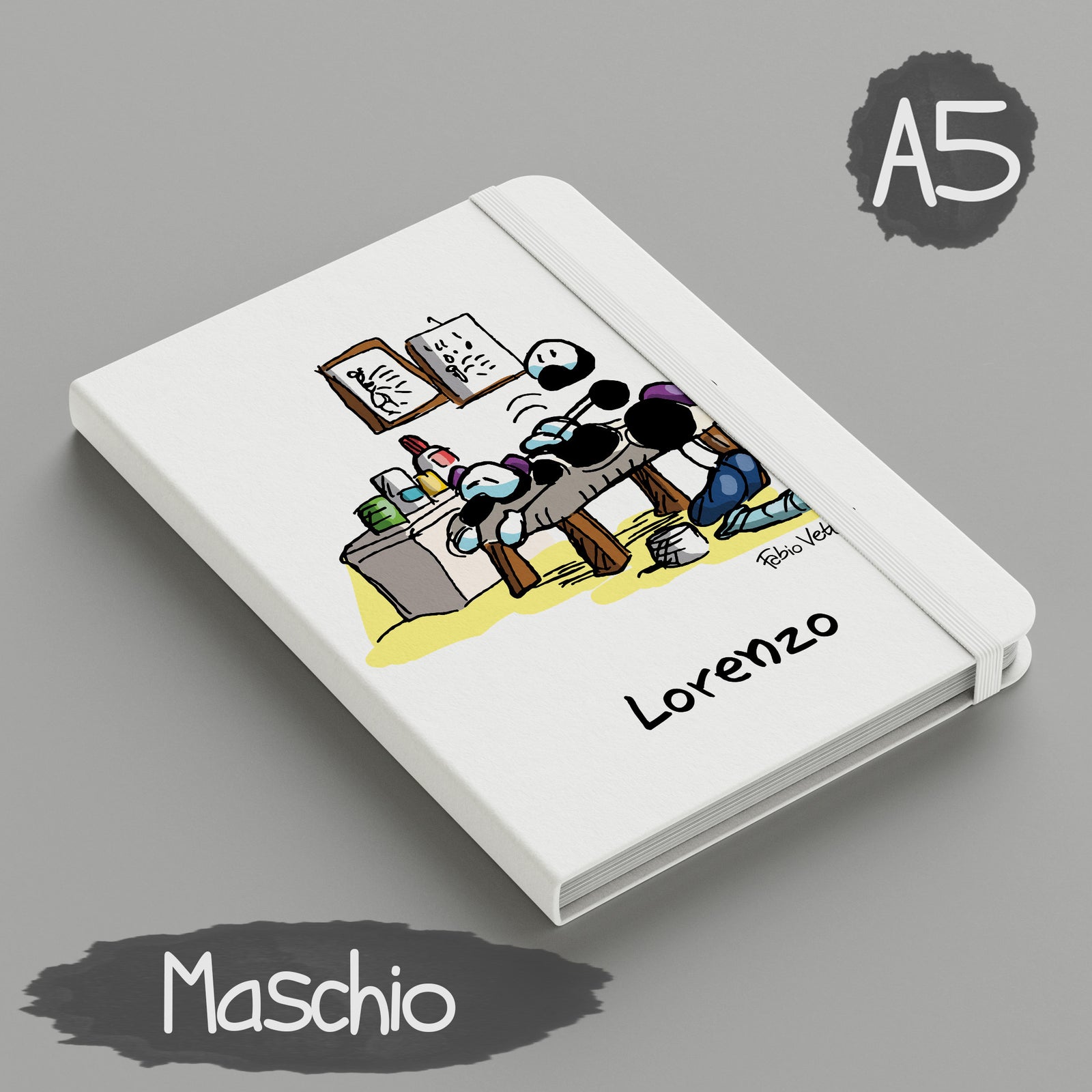 Personalized notebook with the subject "Physiotherapist"