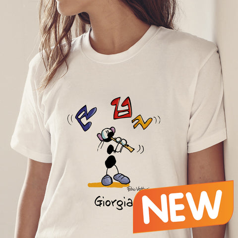 T-Shirt Personalizzata "Flautista"