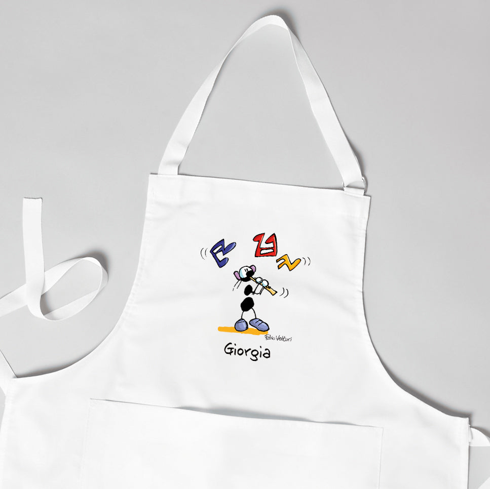 Grembiule Personalizzato "Flautista"