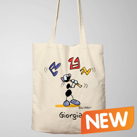 Shopper Personalizzata "Flautista"