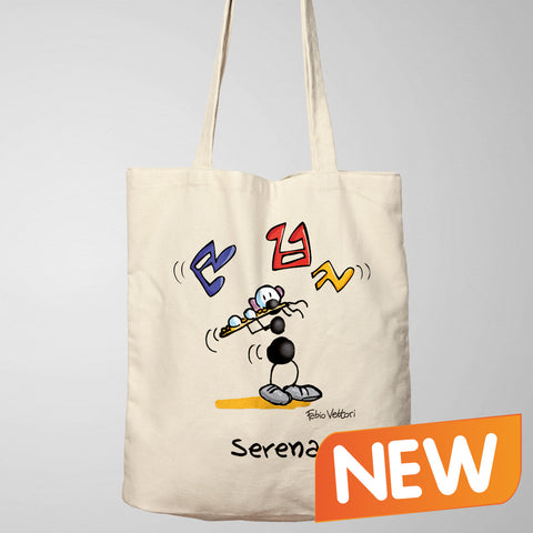 Shopper Personalizzata "Flauto traverso"