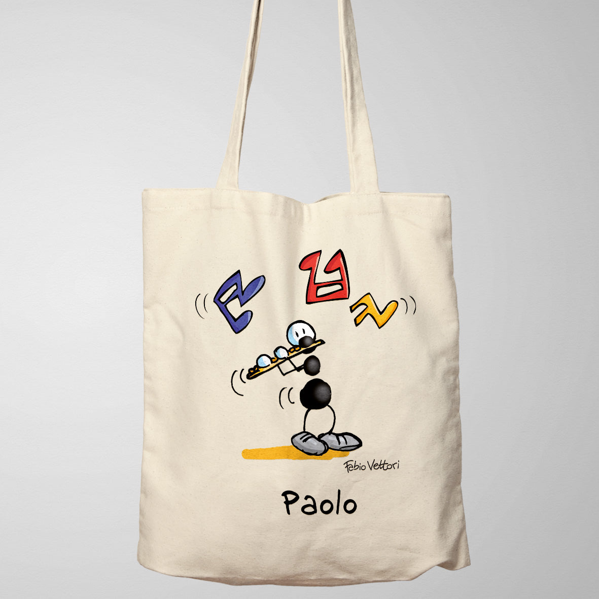 Shopper Personalizzata "Flauto traverso"