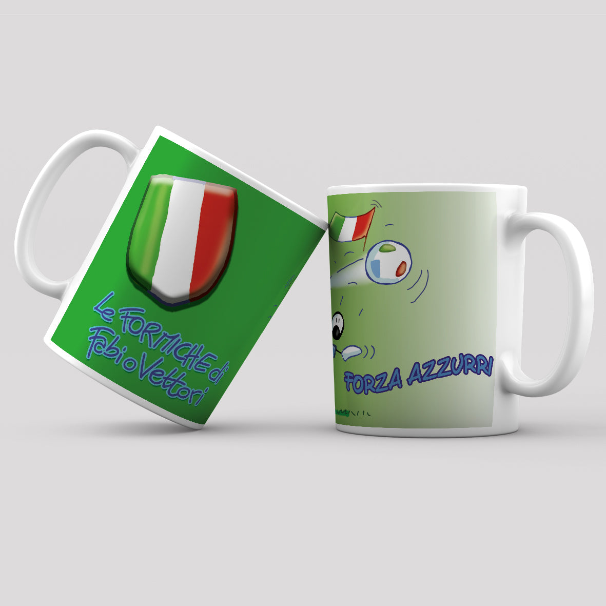 Tazza "Forza Azzurri"