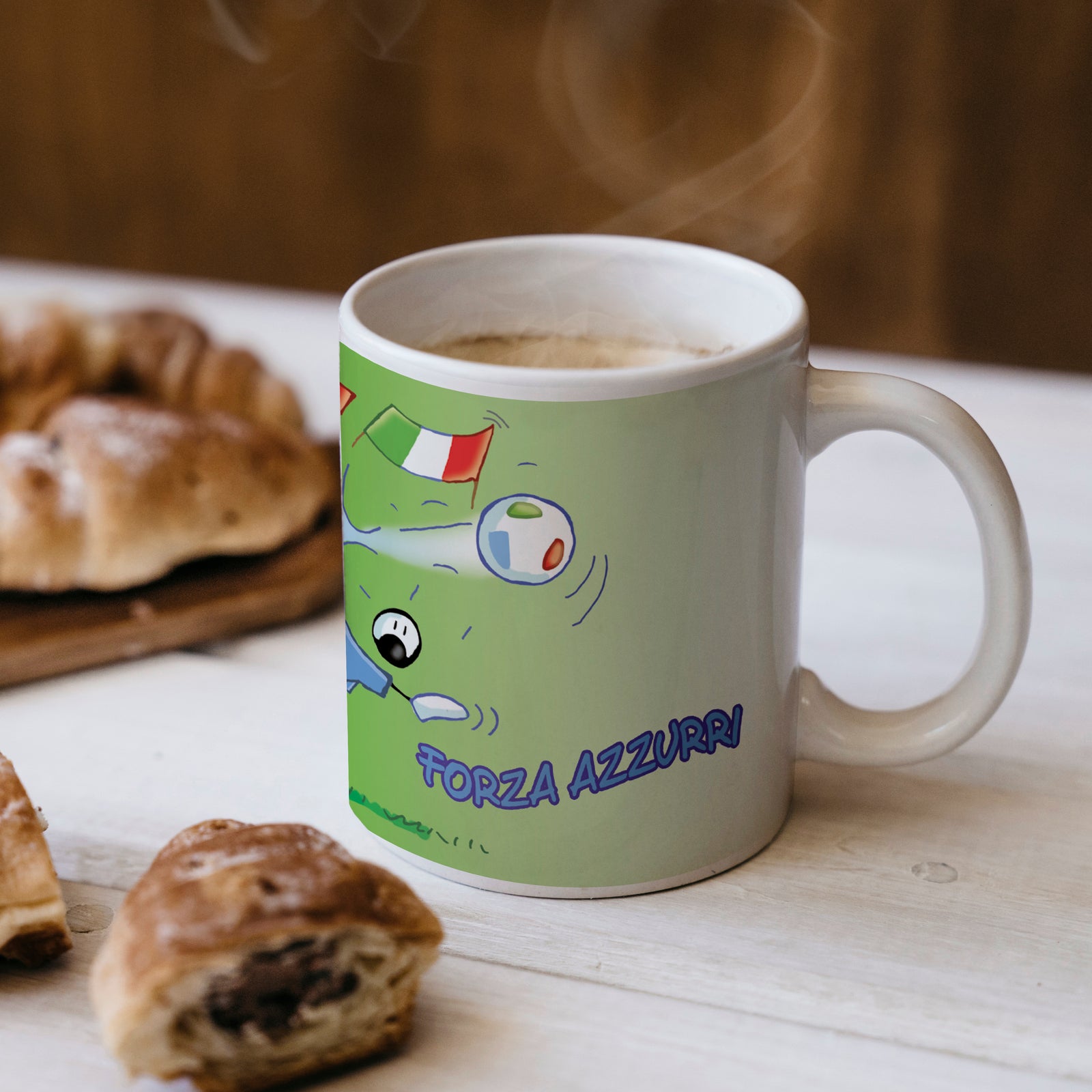 Tazza "Forza Azzurri"
