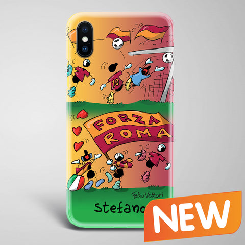 Cover artistica per Smartphone Personalizzata Forza Roma