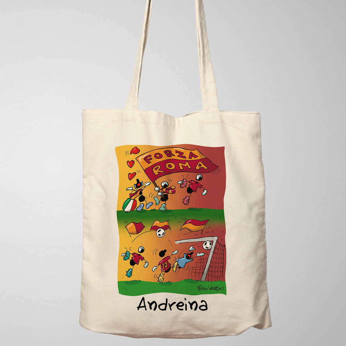 Shopper Personalizzata "Forza Roma"