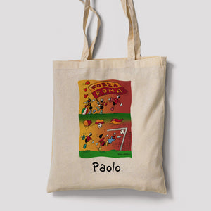 Shopper Personalizzata "Forza Roma"