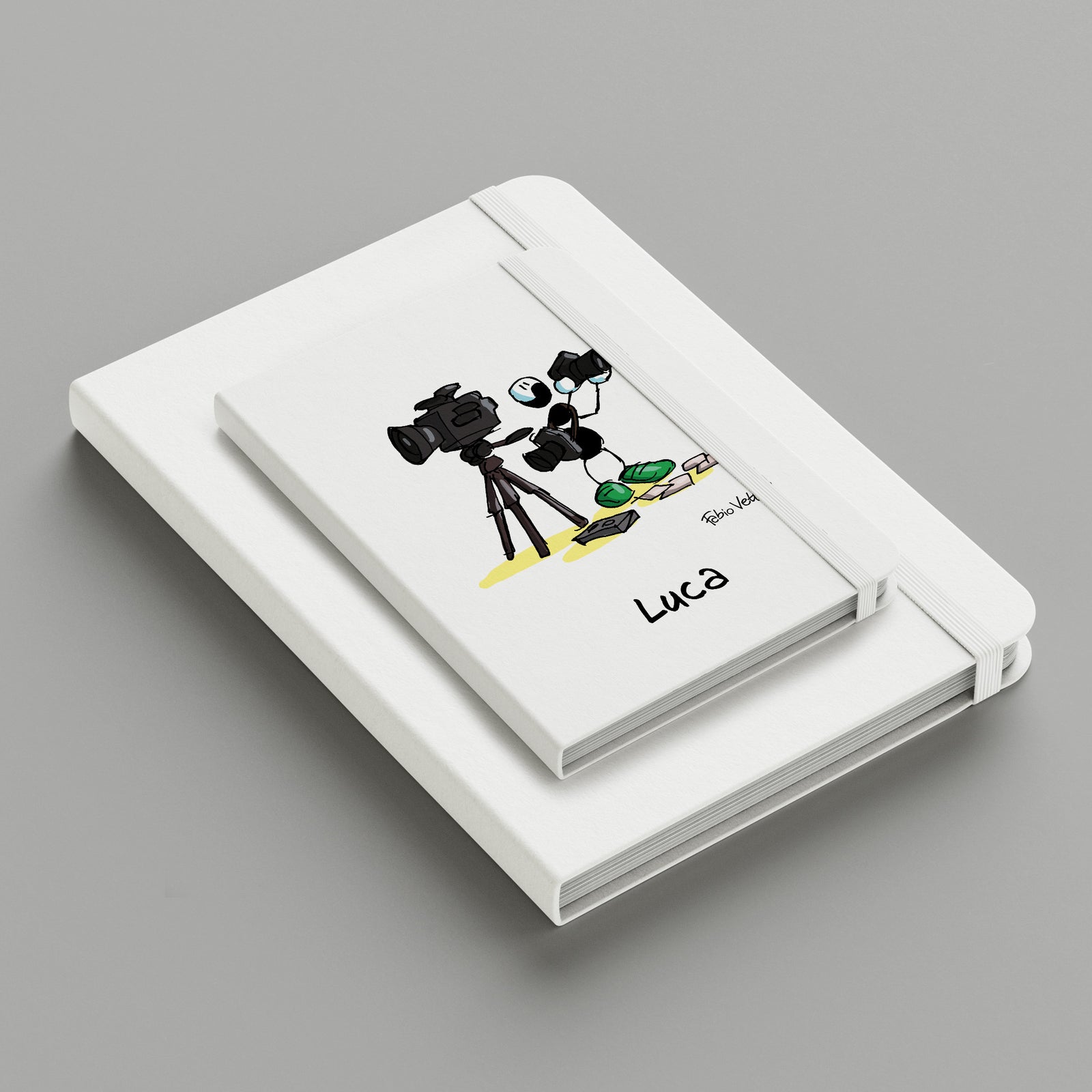 Personalized notebook with the subject "Photographer"