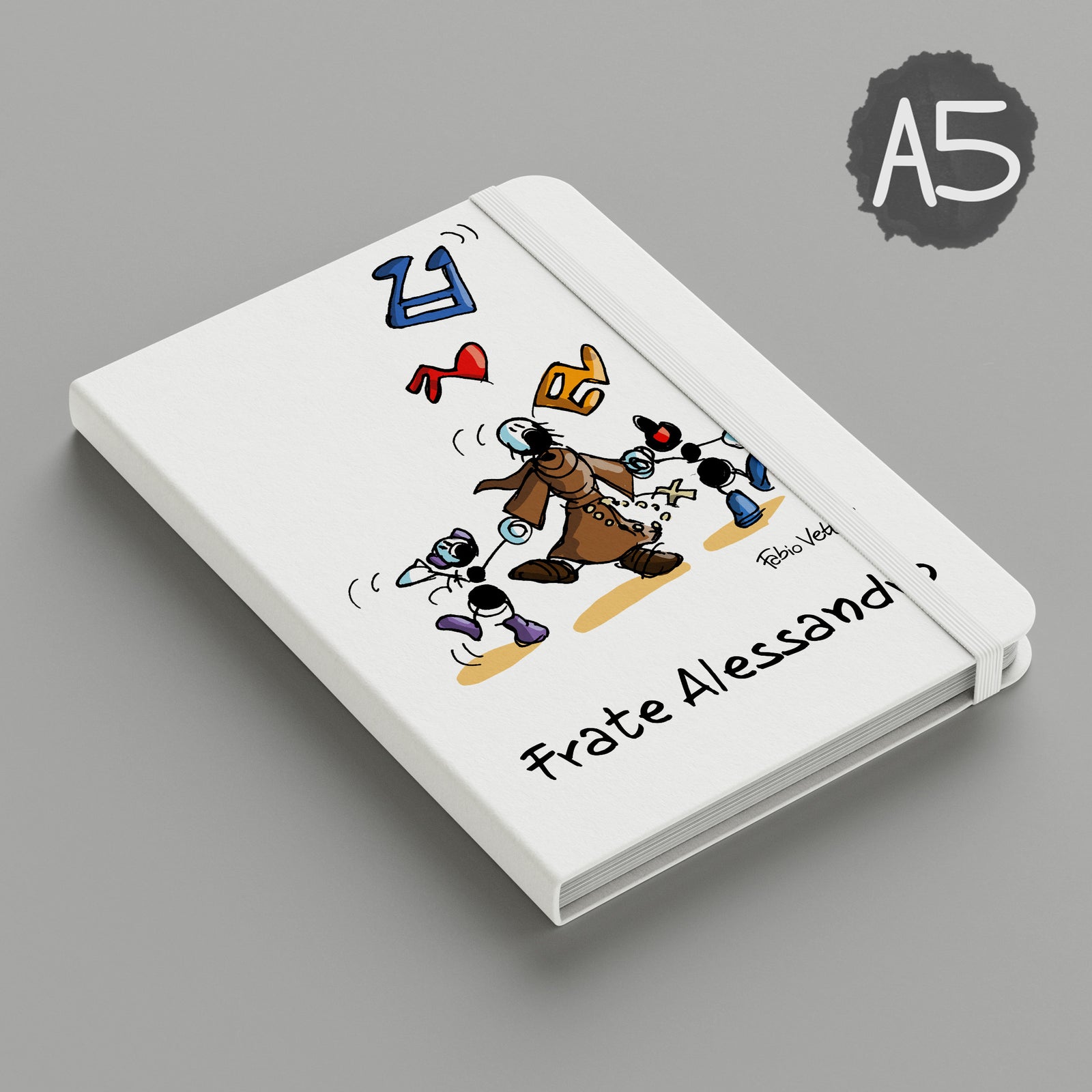 Personalized notebook with "Friar" theme