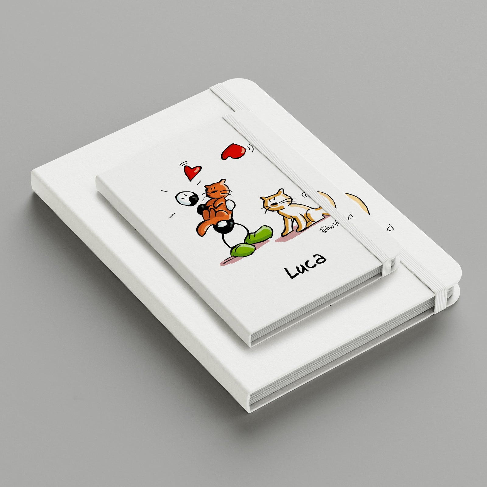 Personalized notebook with "Cats" theme