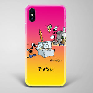 Cover artistica per Smartphone Personalizzata Gelataio