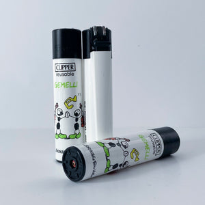 CLIPPER lighter limited series Zodiaco by Fabio Vettori Subject "Gemini"
