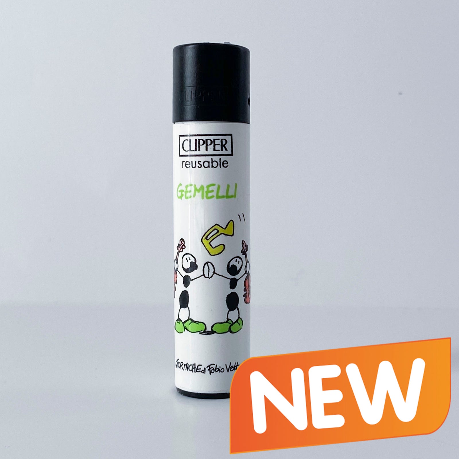 CLIPPER lighter limited series Zodiaco by Fabio Vettori Subject "Gemini"