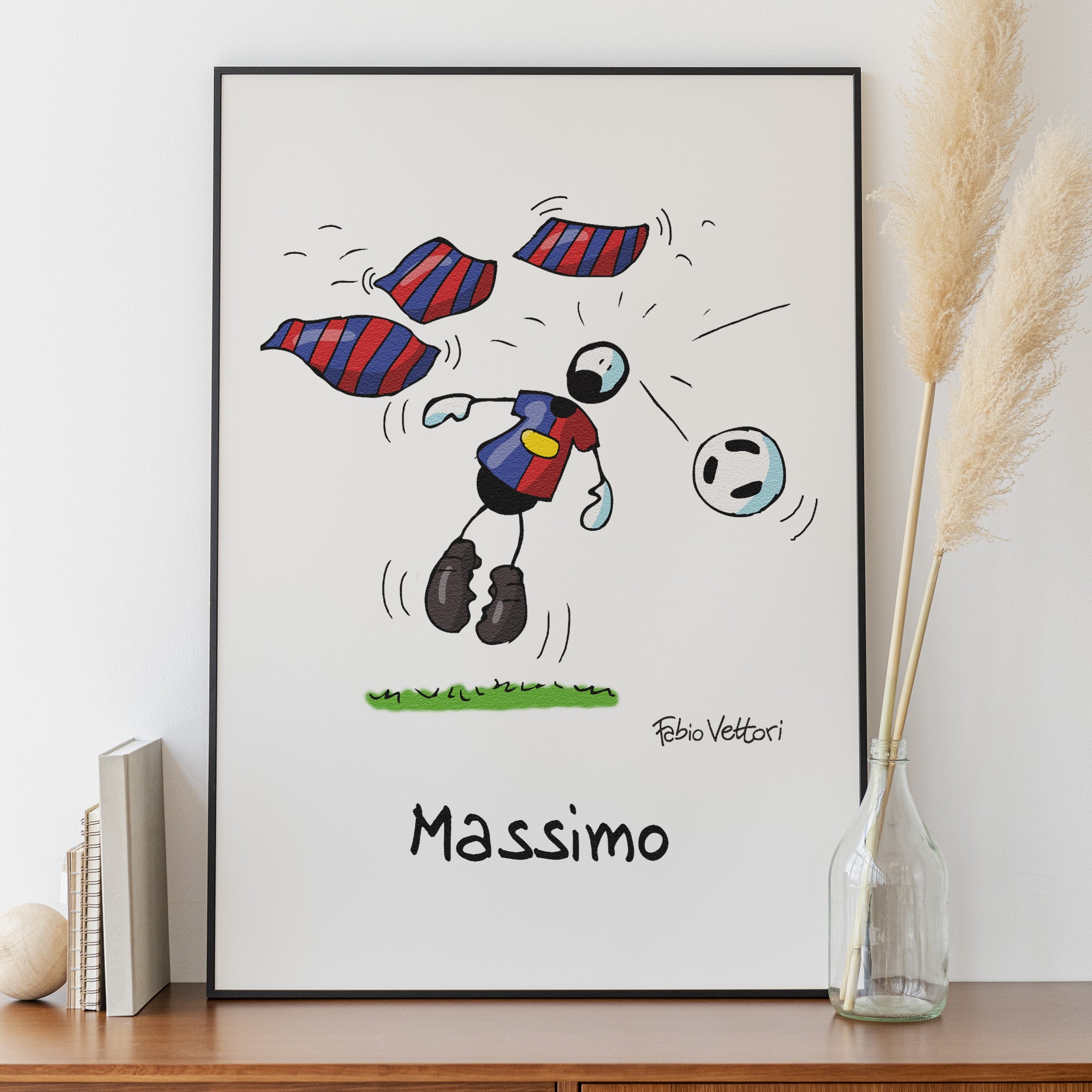 Stampa su poster personalizzata soggetto "Genoa"