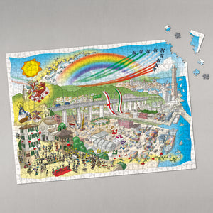Puzzle "Genova il Ponte del Cuore" 1080 pezzi