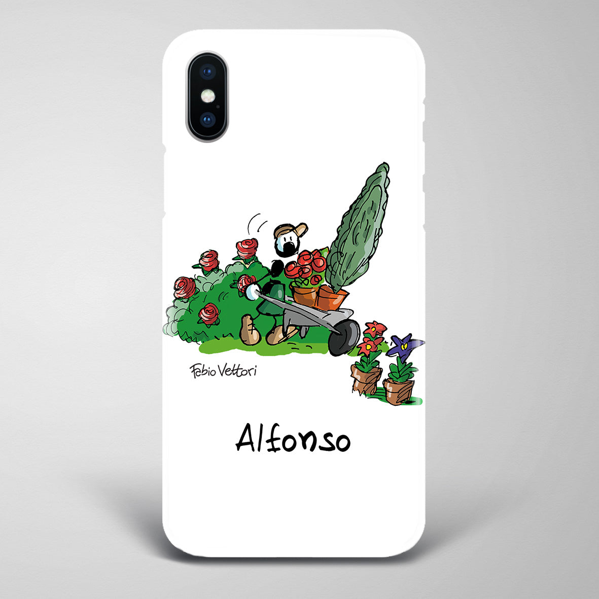 Artistic Smartphone Cover Personalized Decoration on ceramic
