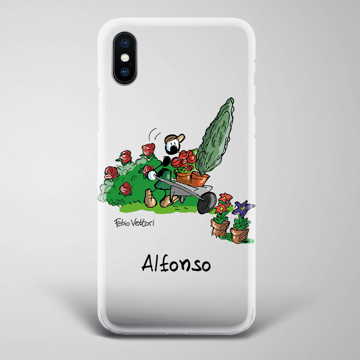 Artistic Smartphone Cover Personalized Decoration on ceramic