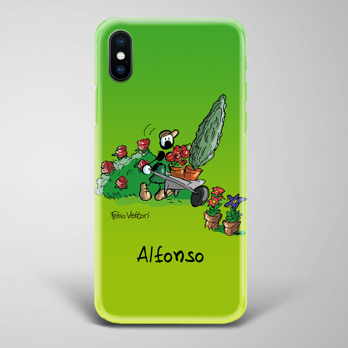 Artistic Smartphone Cover Personalized Decoration on ceramic