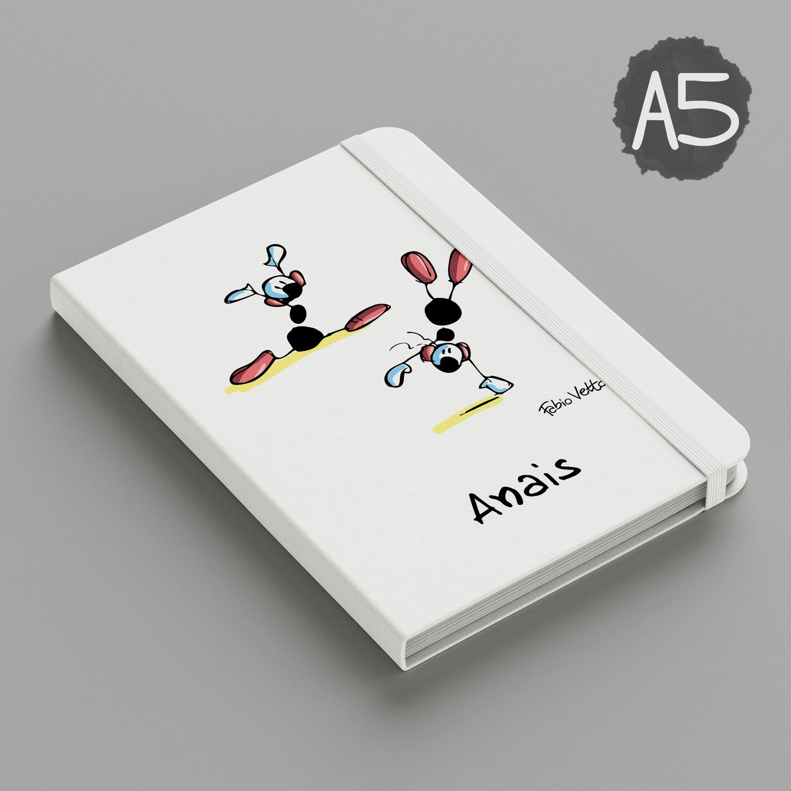 Notebook Personalizzato soggetto "Ginnasta"