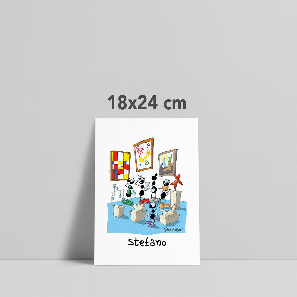 Personalized "Museum Guide" poster print