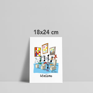 Personalized "Museum Guide" poster print