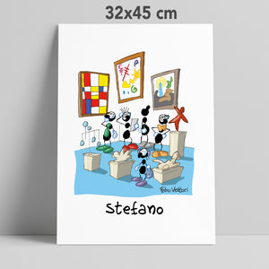 Personalized "Museum Guide" poster print