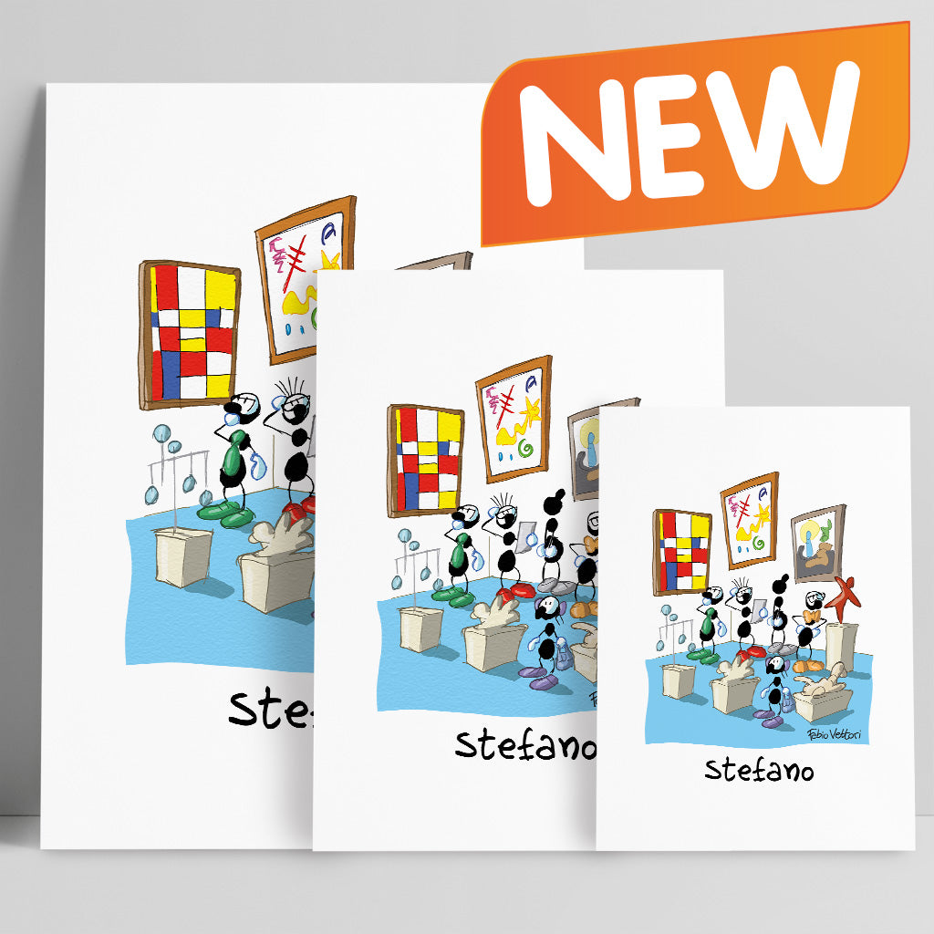 Personalized "Museum Guide" poster print