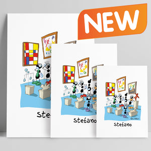 Personalized "Museum Guide" poster print