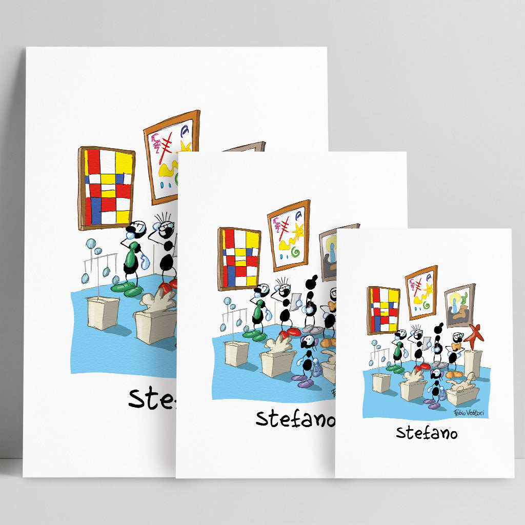 Personalized "Museum Guide" poster print