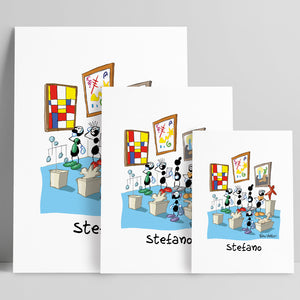 Personalized "Museum Guide" poster print