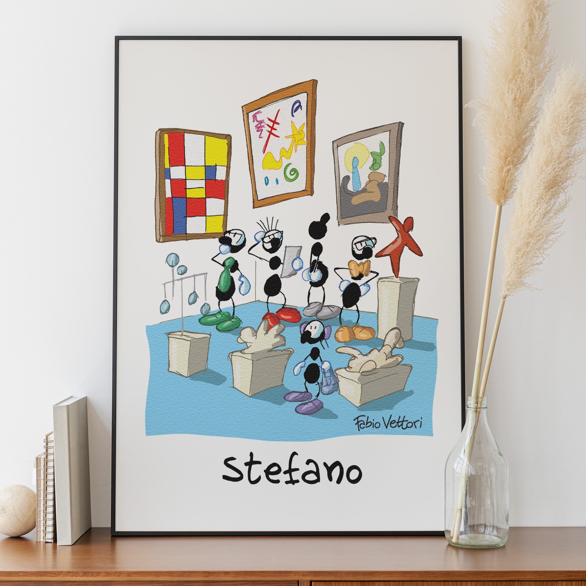 Personalized "Museum Guide" poster print