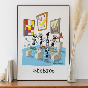 Personalized "Museum Guide" poster print