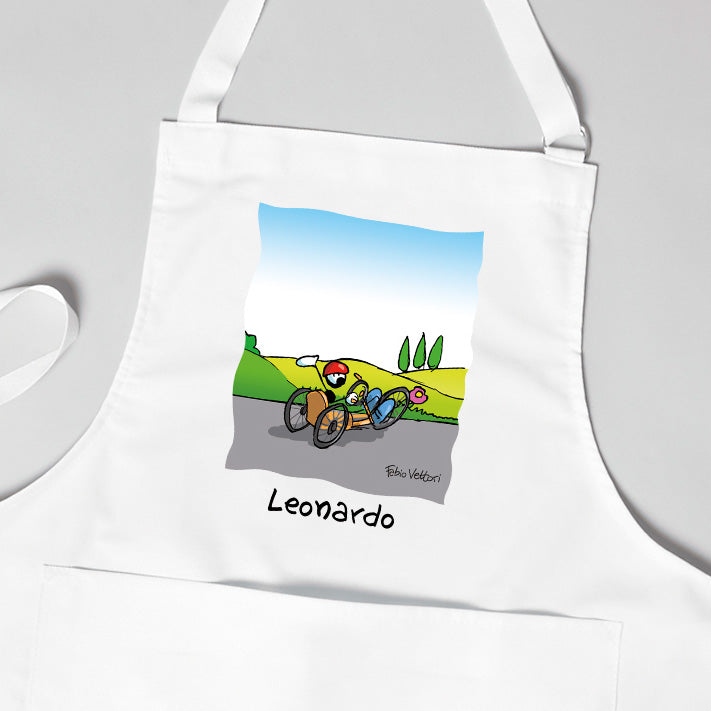"Handbike" Personalized Apron