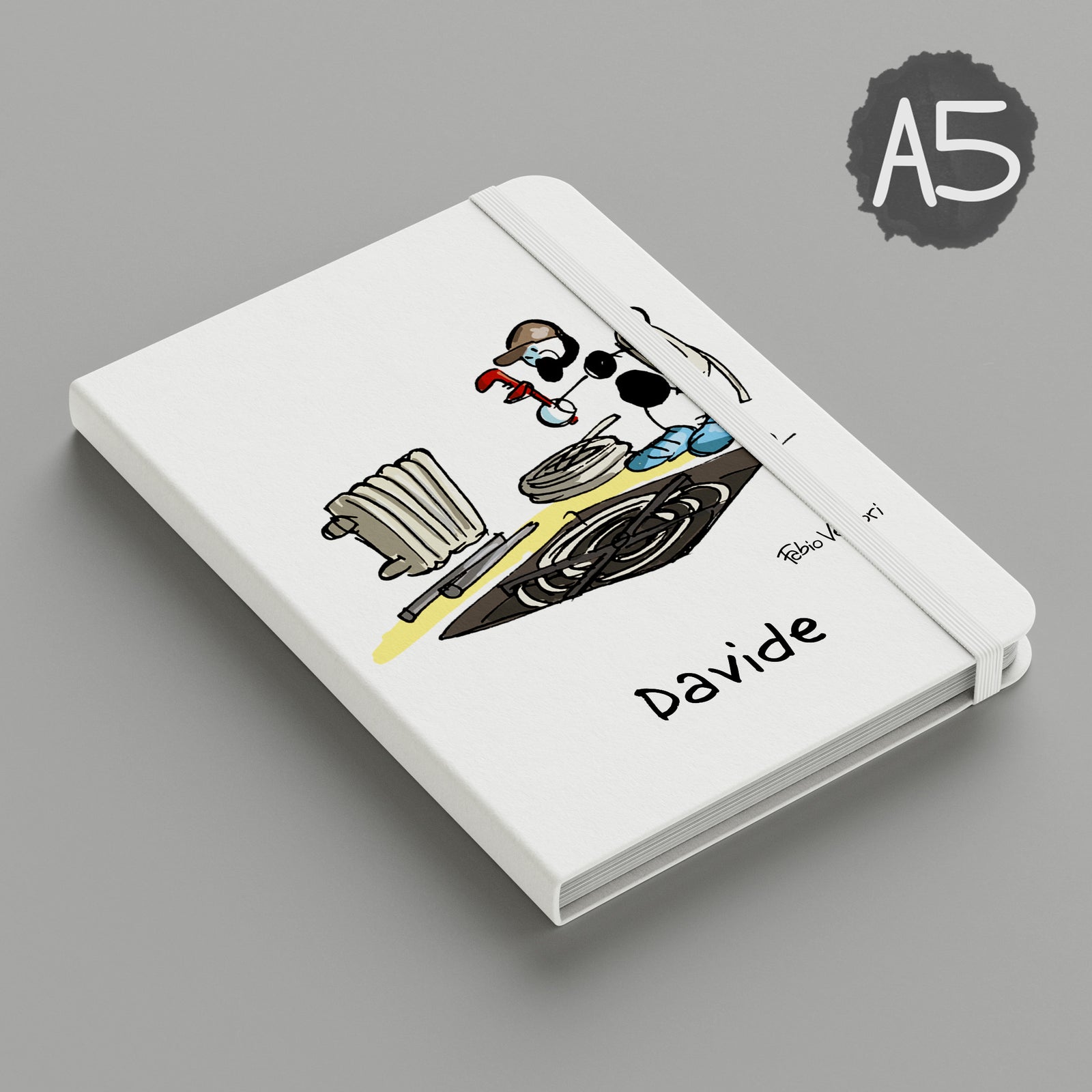 Personalized notebook subject "Plumber"