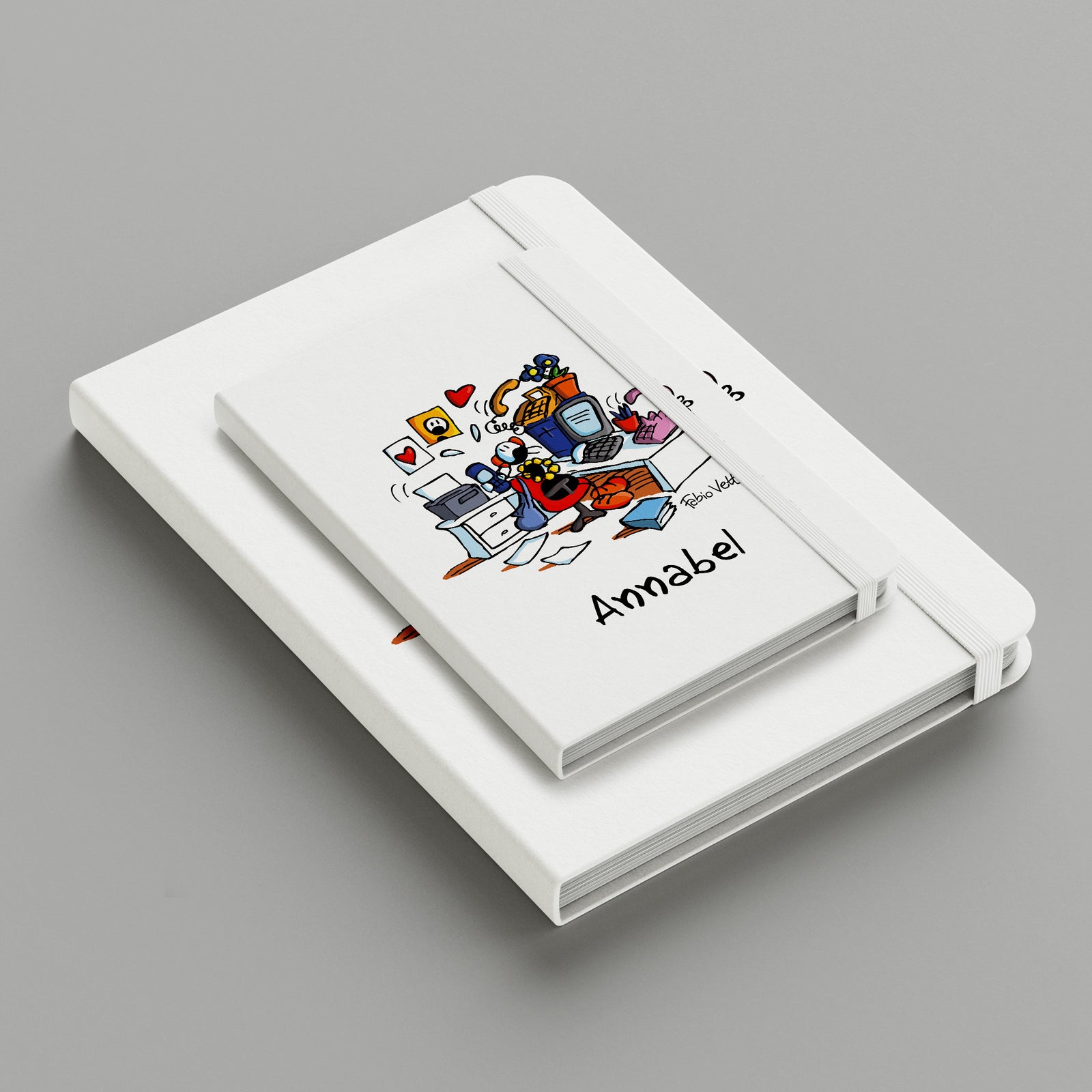 Personalized notebook with the subject "Employee"