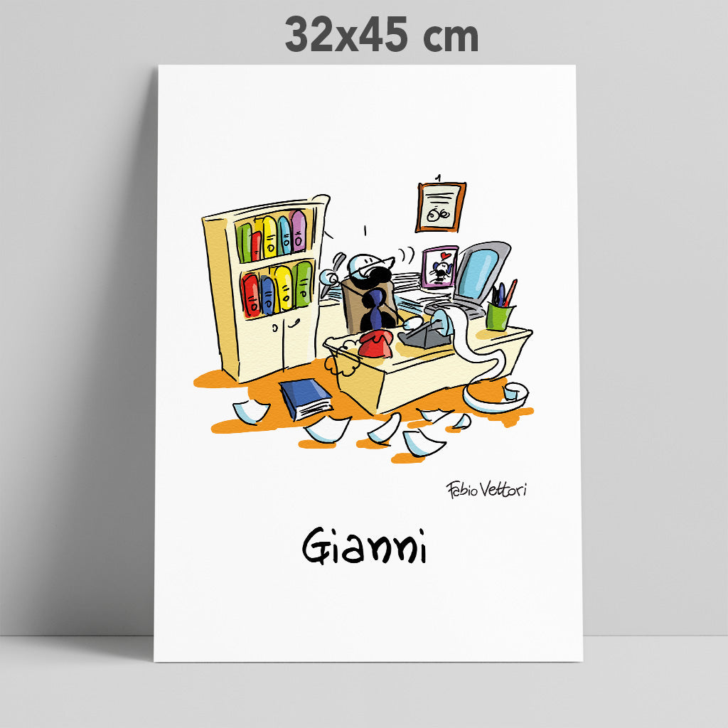 32x45 cm - Maschio