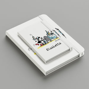 Personalized notebook with the subject "Nurse"