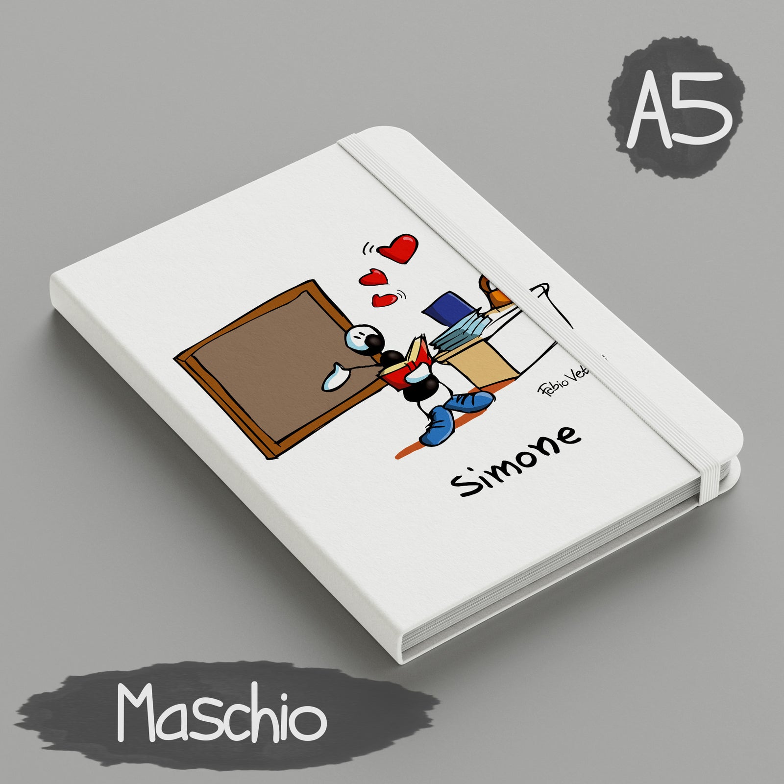 Personalized notebook with "Teacher" theme