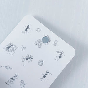 Magnetic pocket notebook with "Vespa" motif (FV41-01)