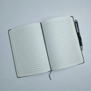 Customizable A5 notebook with pen, subject "Recipe Notebook"