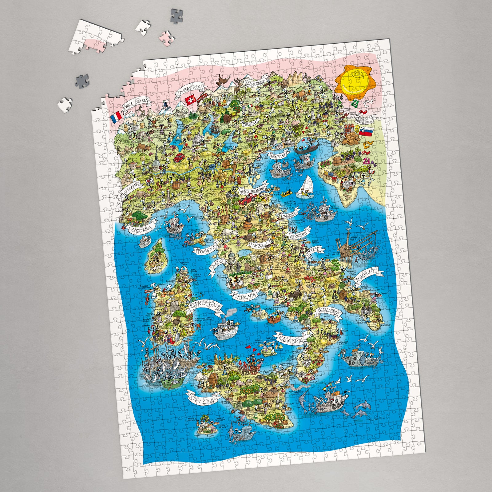 Puzzle "Italia dei sapori" 1080 pezzi