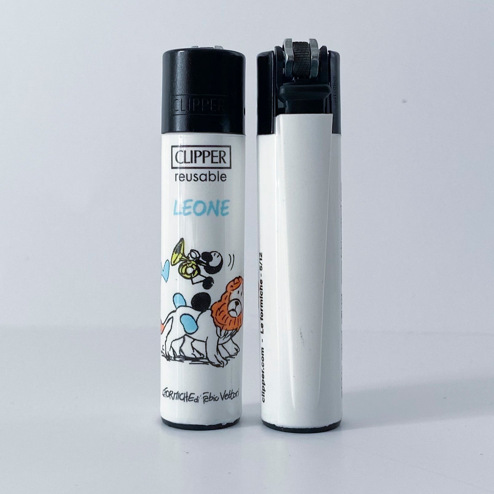 CLIPPER lighter limited series Zodiaco by Fabio Vettori Subject "Lion"