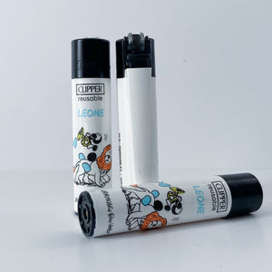 CLIPPER lighter limited series Zodiaco by Fabio Vettori Subject "Lion"