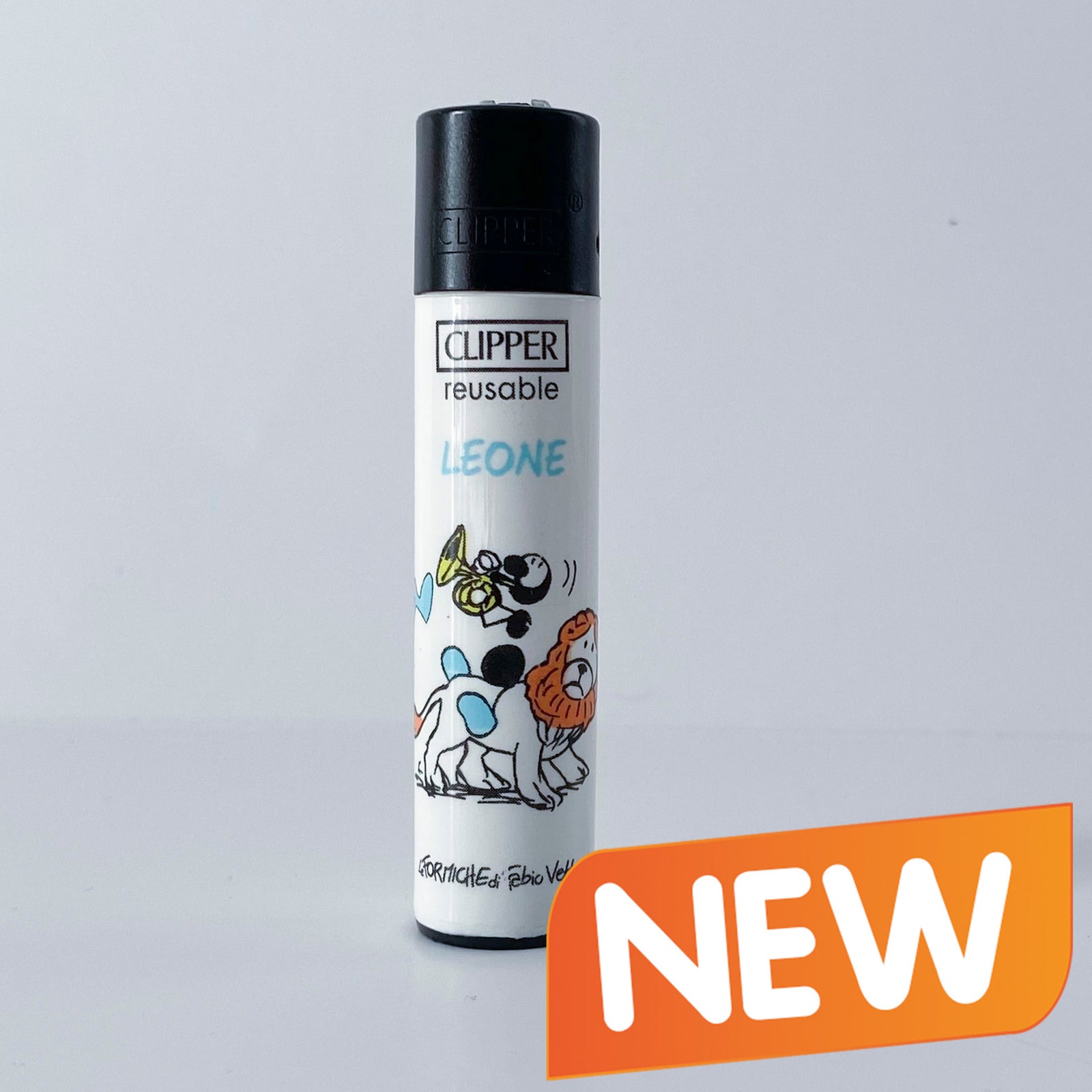 CLIPPER lighter limited series Zodiaco by Fabio Vettori Subject "Lion"