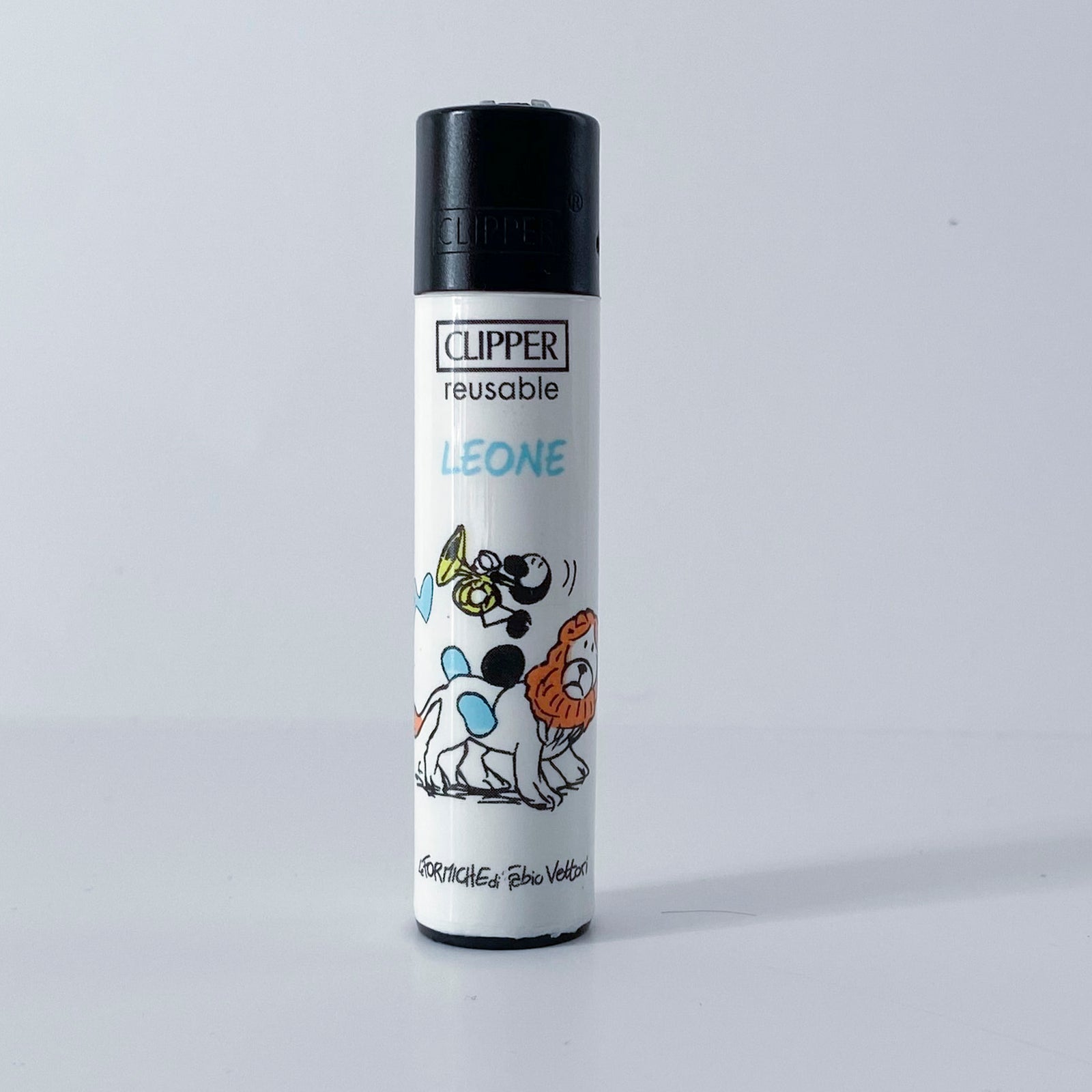 CLIPPER lighter limited series Zodiaco by Fabio Vettori Subject "Lion"