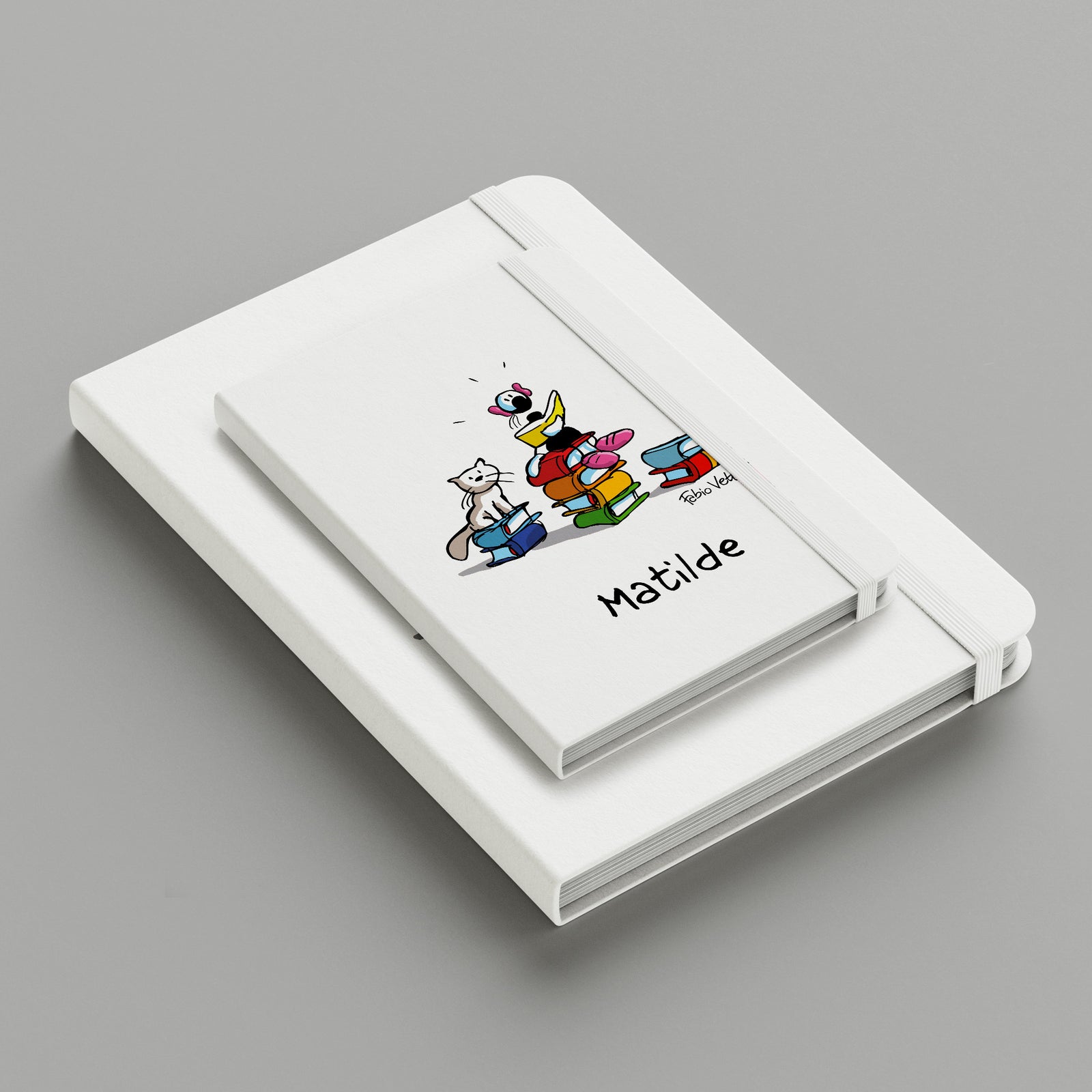 Personalized Notebook subject "Books"