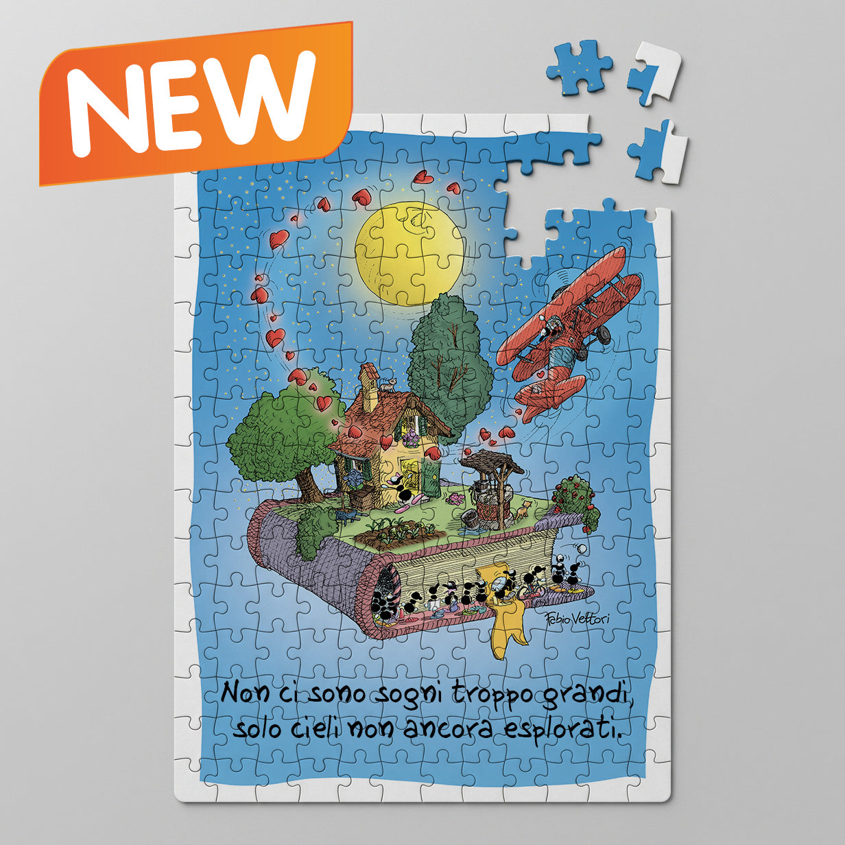 Puzzle Personalizzato soggetto "Libro"