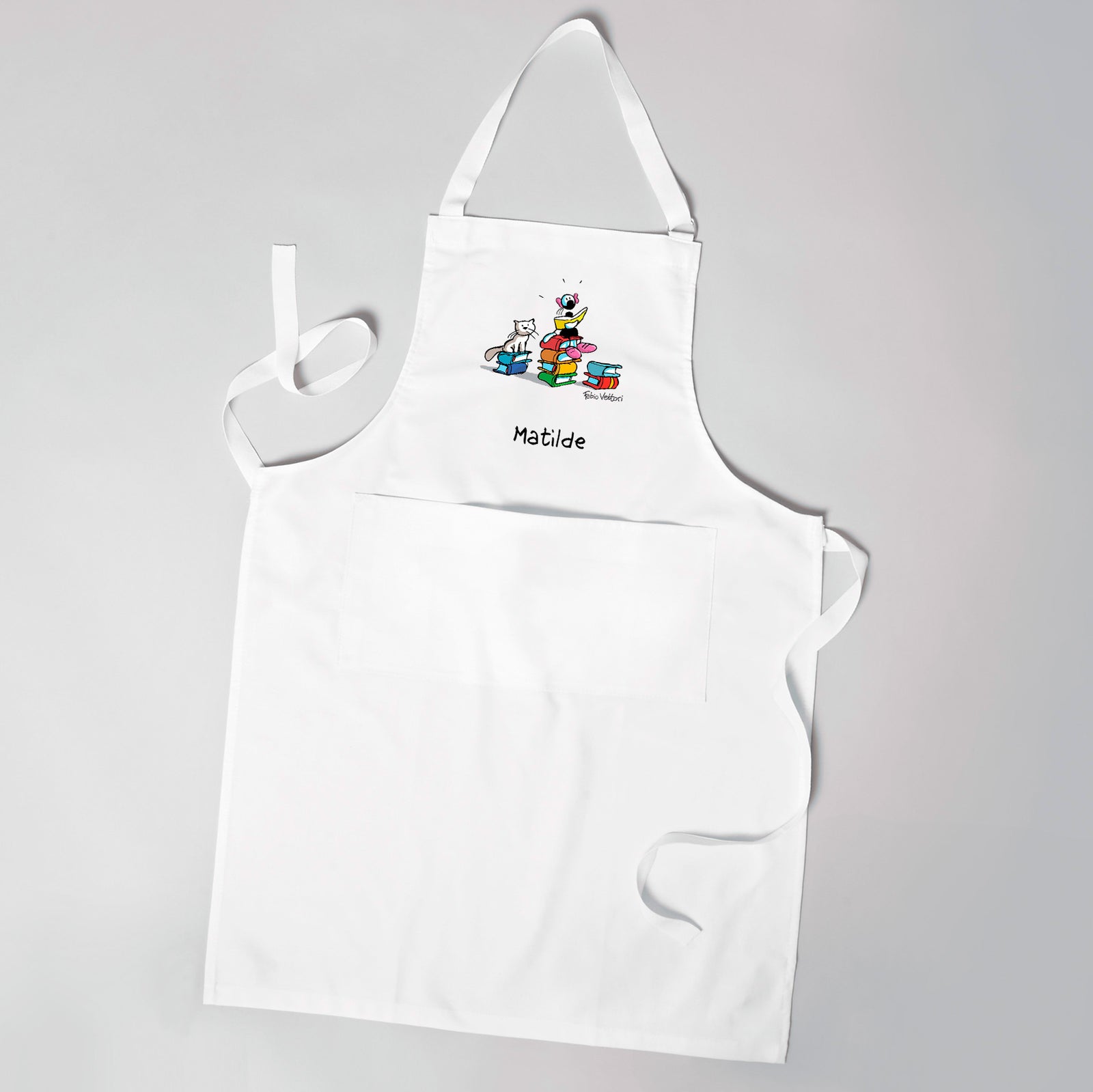 Grembiule Personalizzato "Libri"