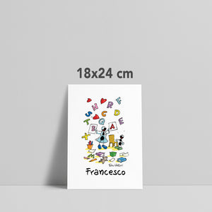 Personalized poster print with the subject "Speech therapist"